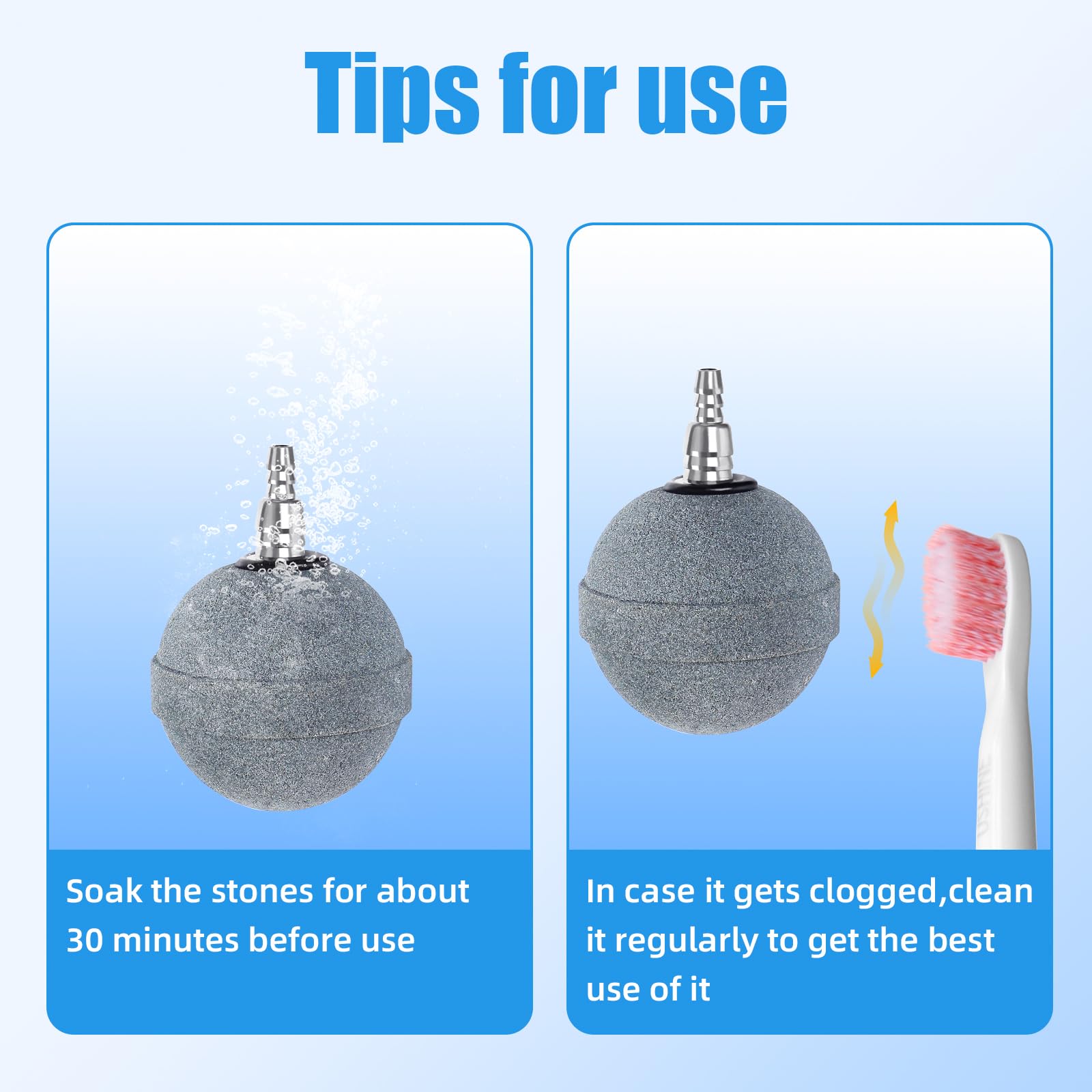 AQUANEAT diffuser in a DWC reservoir aiding nutrient solution diffusion