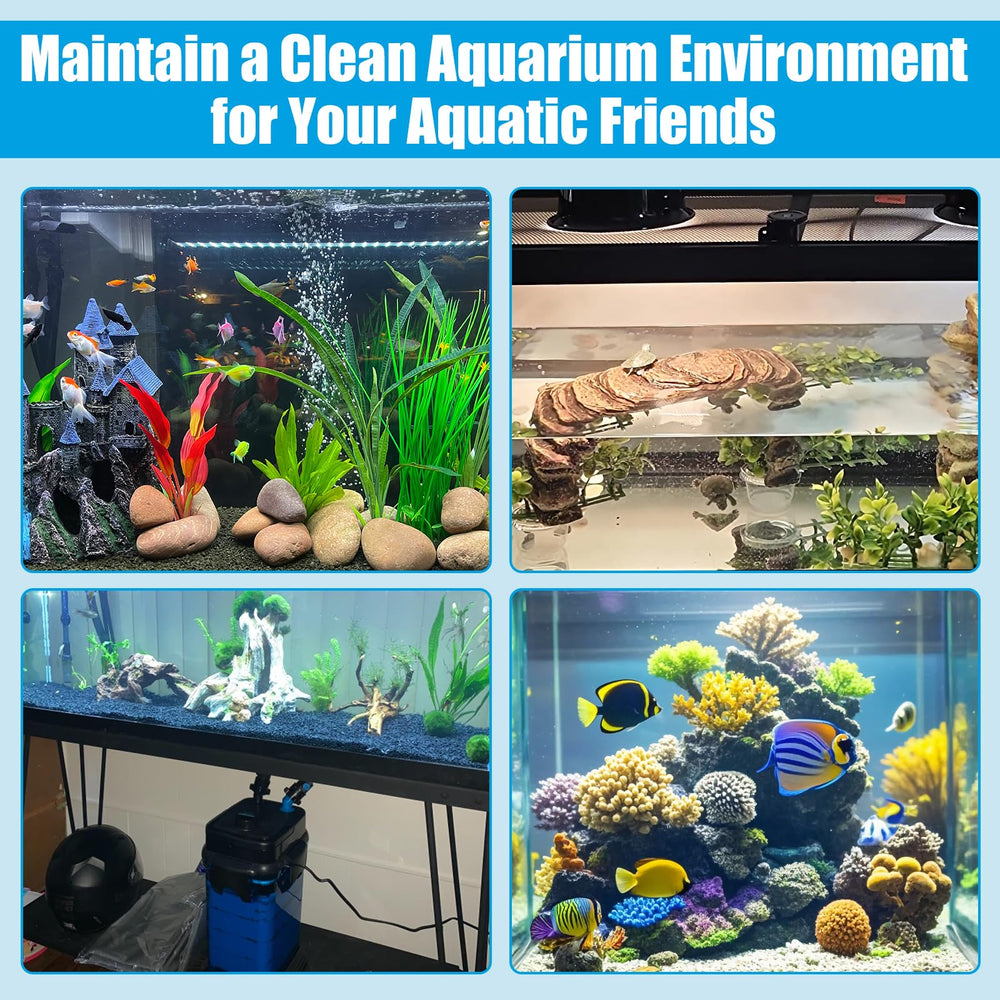 AQUANEAT filter media inside view displays complete sponge and floss set.