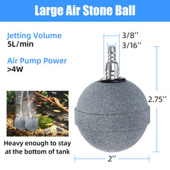 AQUANEAT fine bubbles diffuser in action improving oxygenation for fish tank