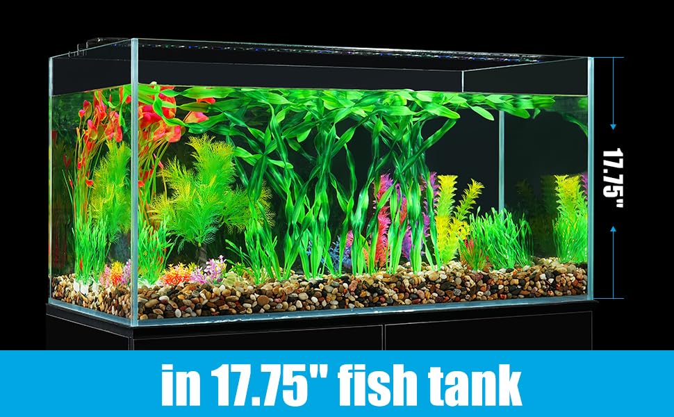 AQUANEAT fish-hiding soft-leaves-friendly plants create naturalistic shelter without harming fish.