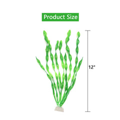 AQUANEAT high-stability base artificial plant stays submerged and stable.