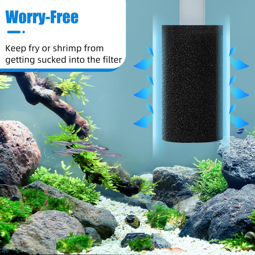 AQUANEAT 7x4 cm sponge fits snugly to support steady water flow.