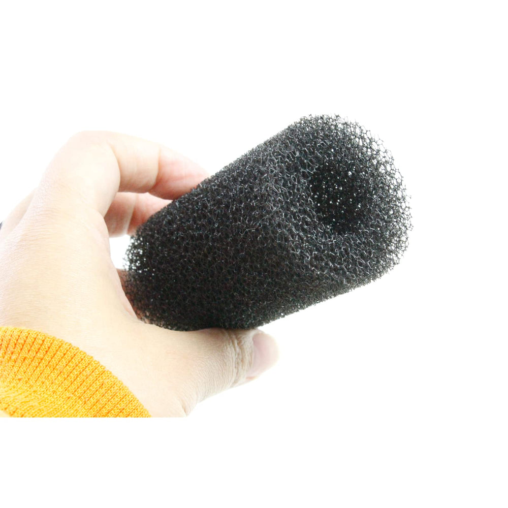 AQUANEAT ready-to-use pre-filter sponge demonstrates a snug-fit design for reliable intake protection.