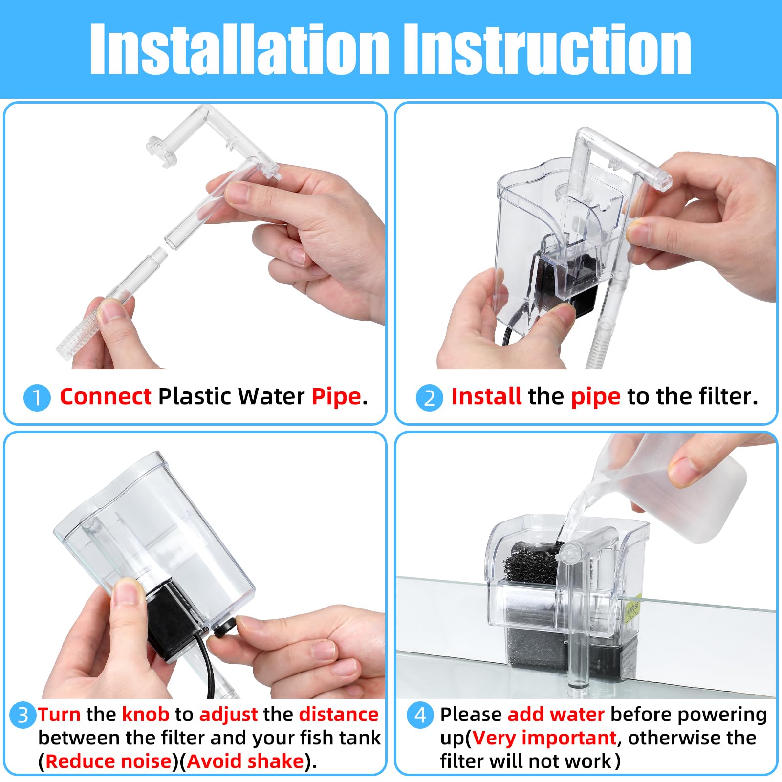 AQUANEAT prefill-water-reminder supports safe startup in your aquarium.