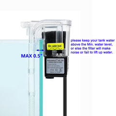 AQUANEAT quiet operation keeps tank noise to a minimum.