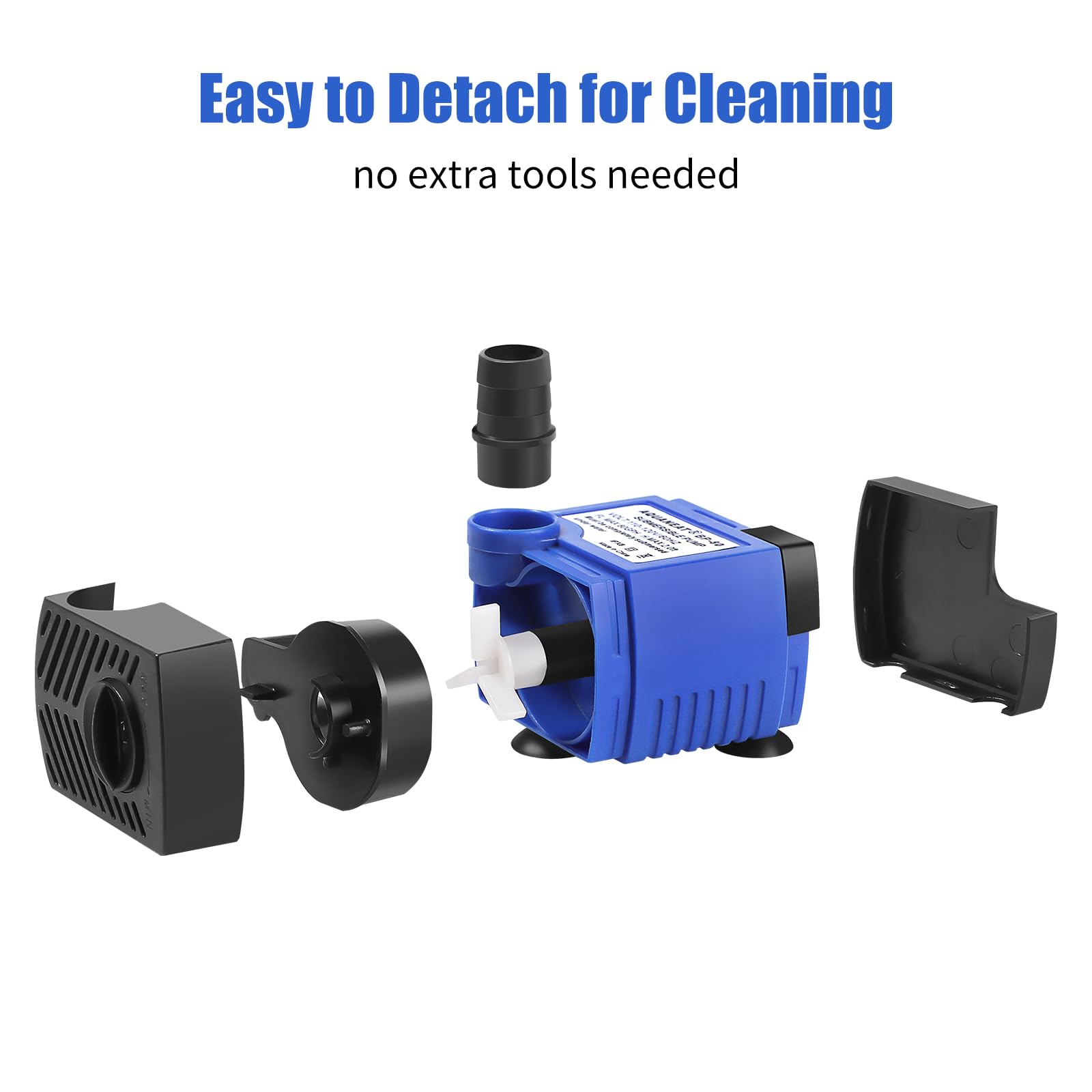 AQUANEAT pump suitable for hydroponics and irrigation with steady flow