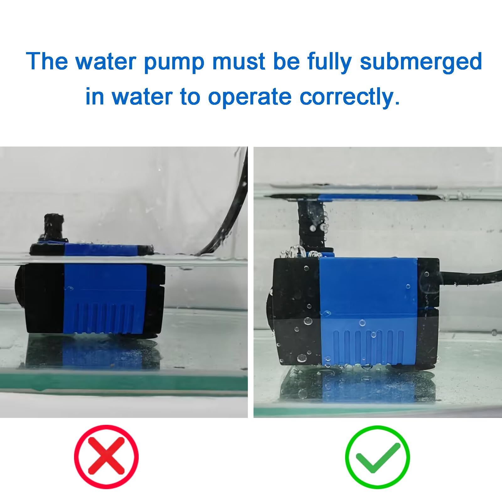 AQUANEAT 6 foot power cord provides flexible placement