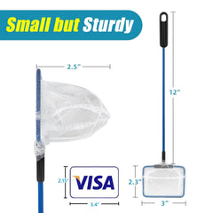 AQUANEAT soft-nylon-netting protects delicate fish like bettas during transfers.