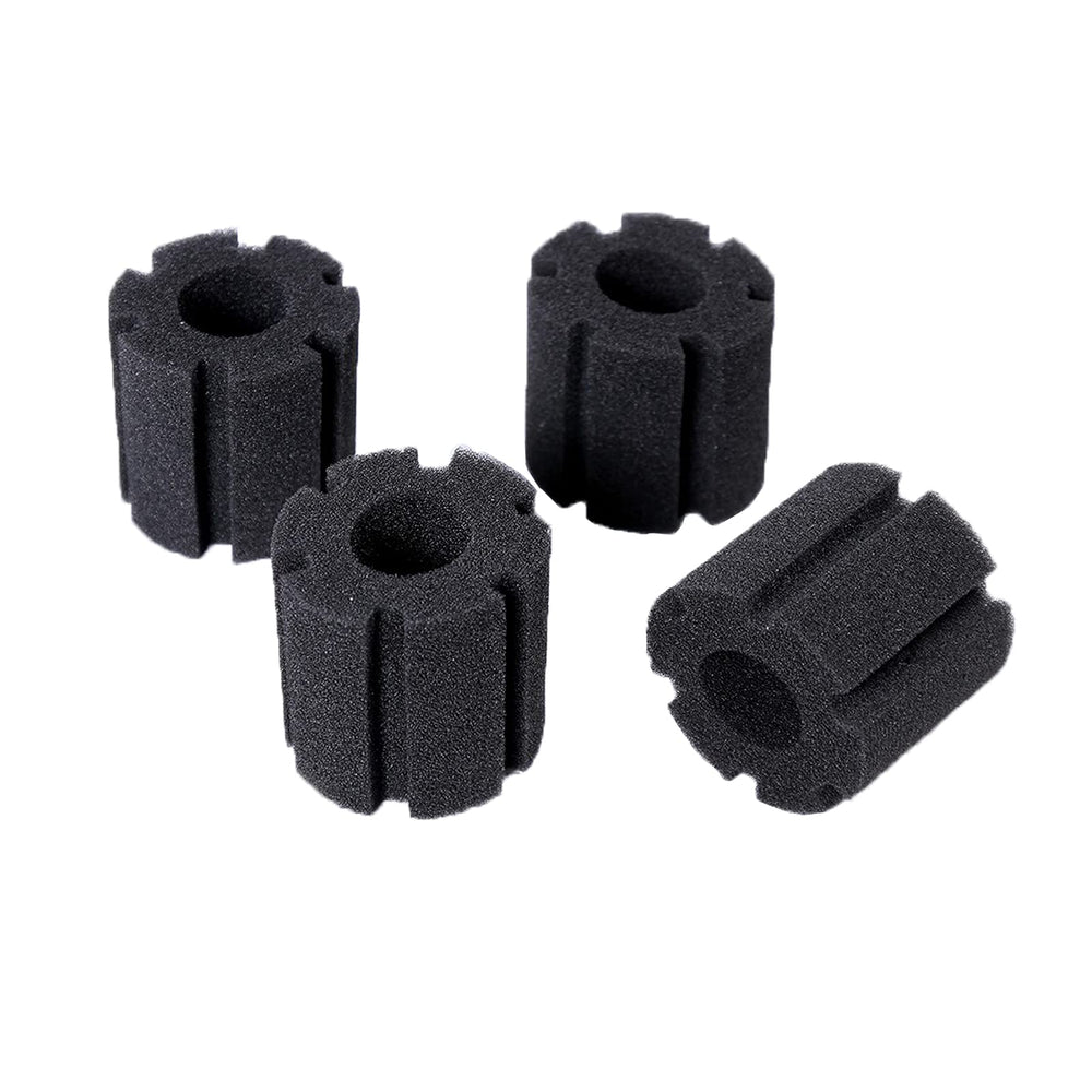 AQUANEAT sponge filter replacement four-pack for small tanks up to 10 gal — easy setup.