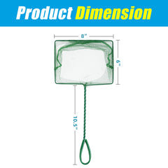 AQUANEAT durable wire frame design with vinyl-covered handle for long-lasting use