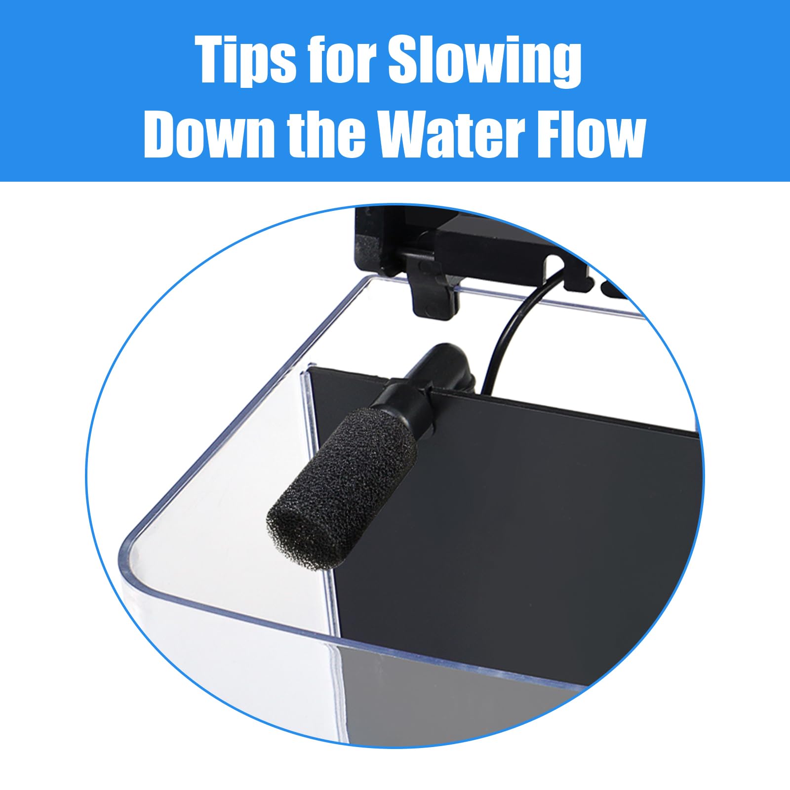 AQUANEAT fully submerged pump provides reliable circulation for clear water.