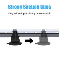 Aquaneat submersible light with suction cups secures flexible placement for targeted lighting