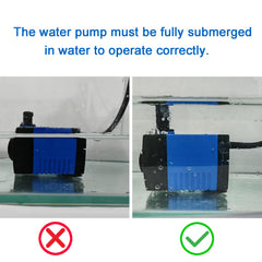 AQUANEAT submersible pump operates quietly for a calm tank.