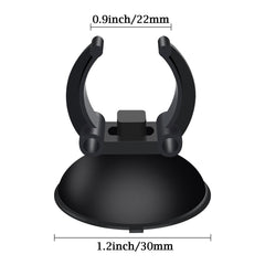 AQUANEAT suction cup holds tubing neatly for clean filter lines