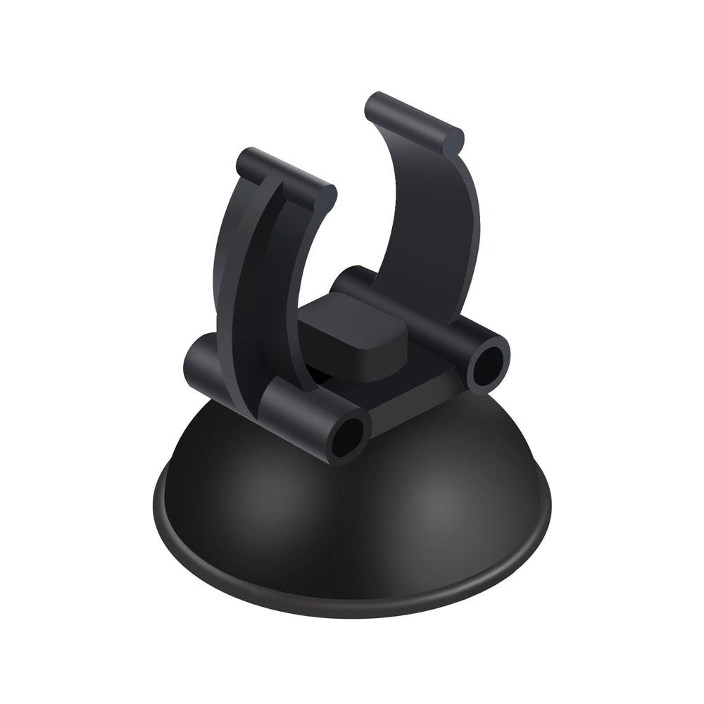 AQUANEAT suction cups on glass provide stable mounting and reduced drift