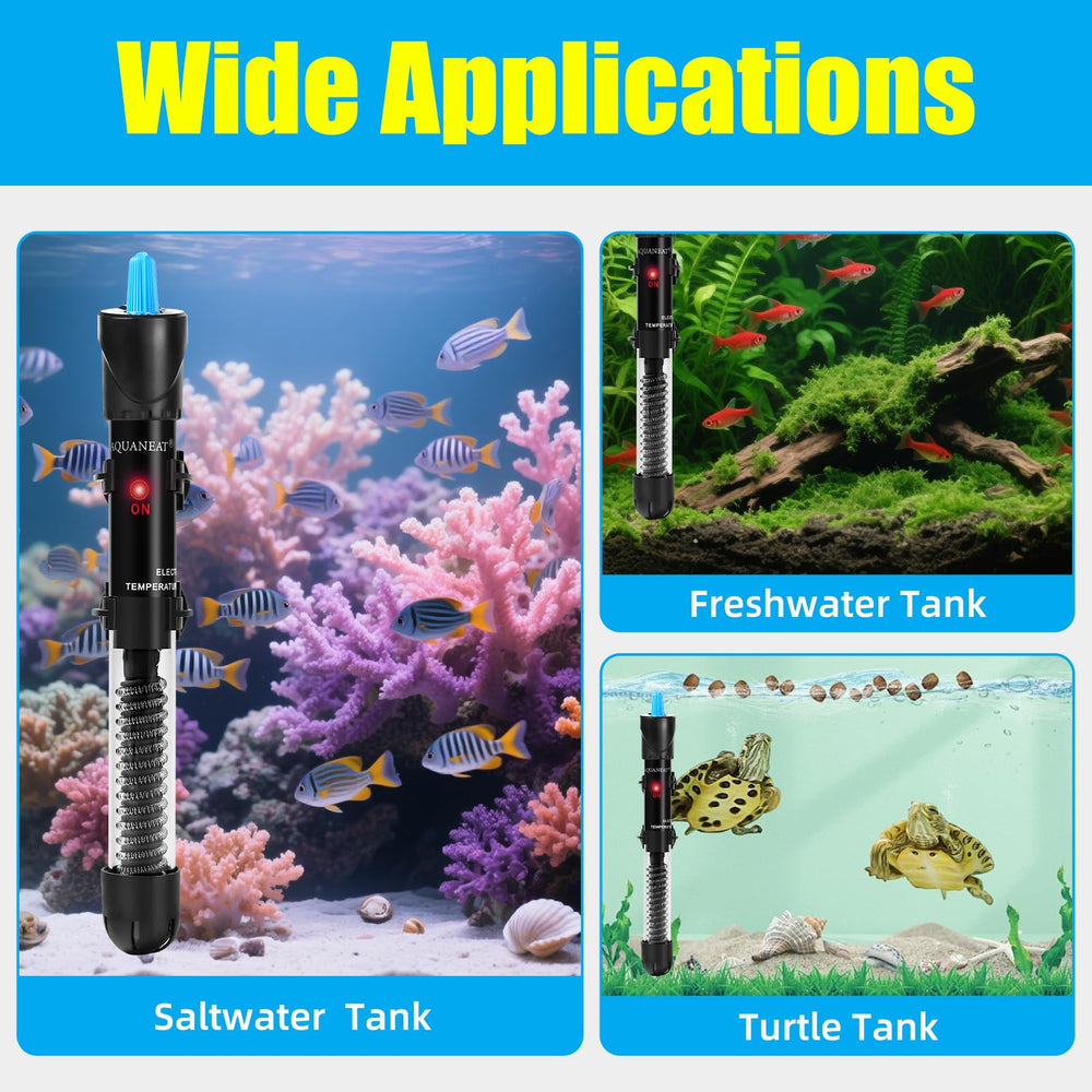 AQUANEAT top-dial adjustment image illustrating easy temperature control.