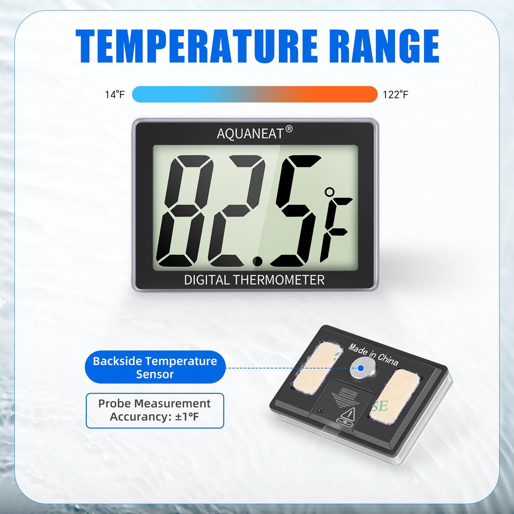 AQUANEAT two-pack thermometer set ready for monitoring multiple tanks.