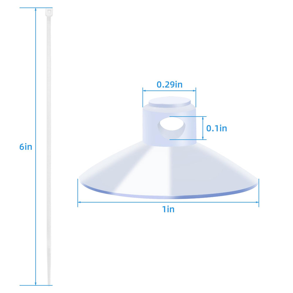 AQUANEAT zip-tie 6inch length offers adjustable, secure mounting for pipes and ornaments.