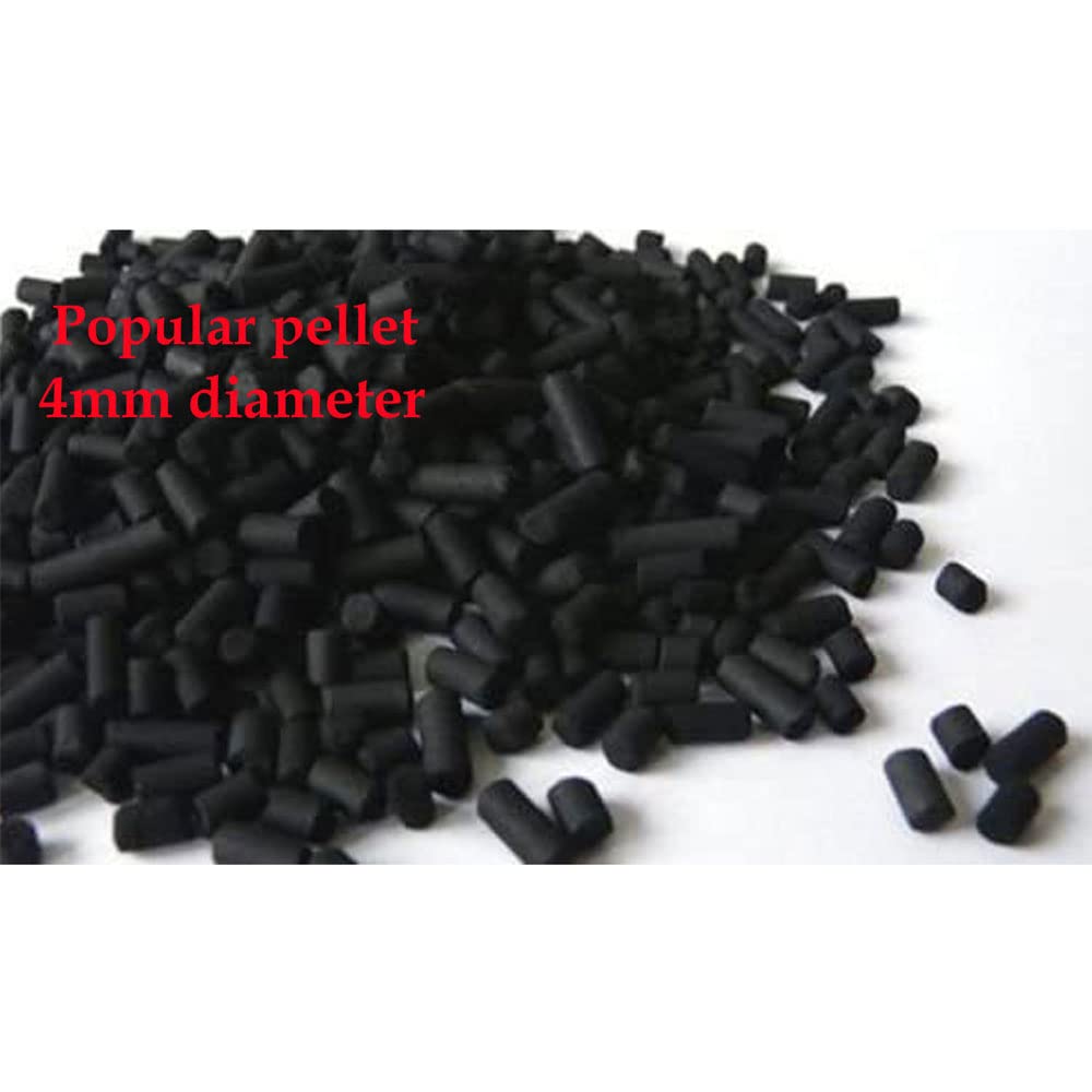 Aquapapa aquarium water clarity application with carbon pellets improving tank appearance