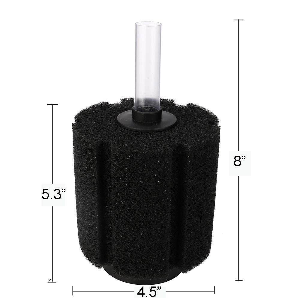 Aquapapa Bio Sponge Filter air-infusion chamber creates gentle oxygen-rich bubbles for tanks.
