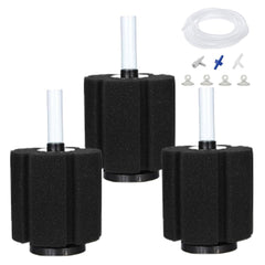 Aquapapa Bio Sponge Filter for Betta Fry keeps water clear in up to 60-gallon tanks.