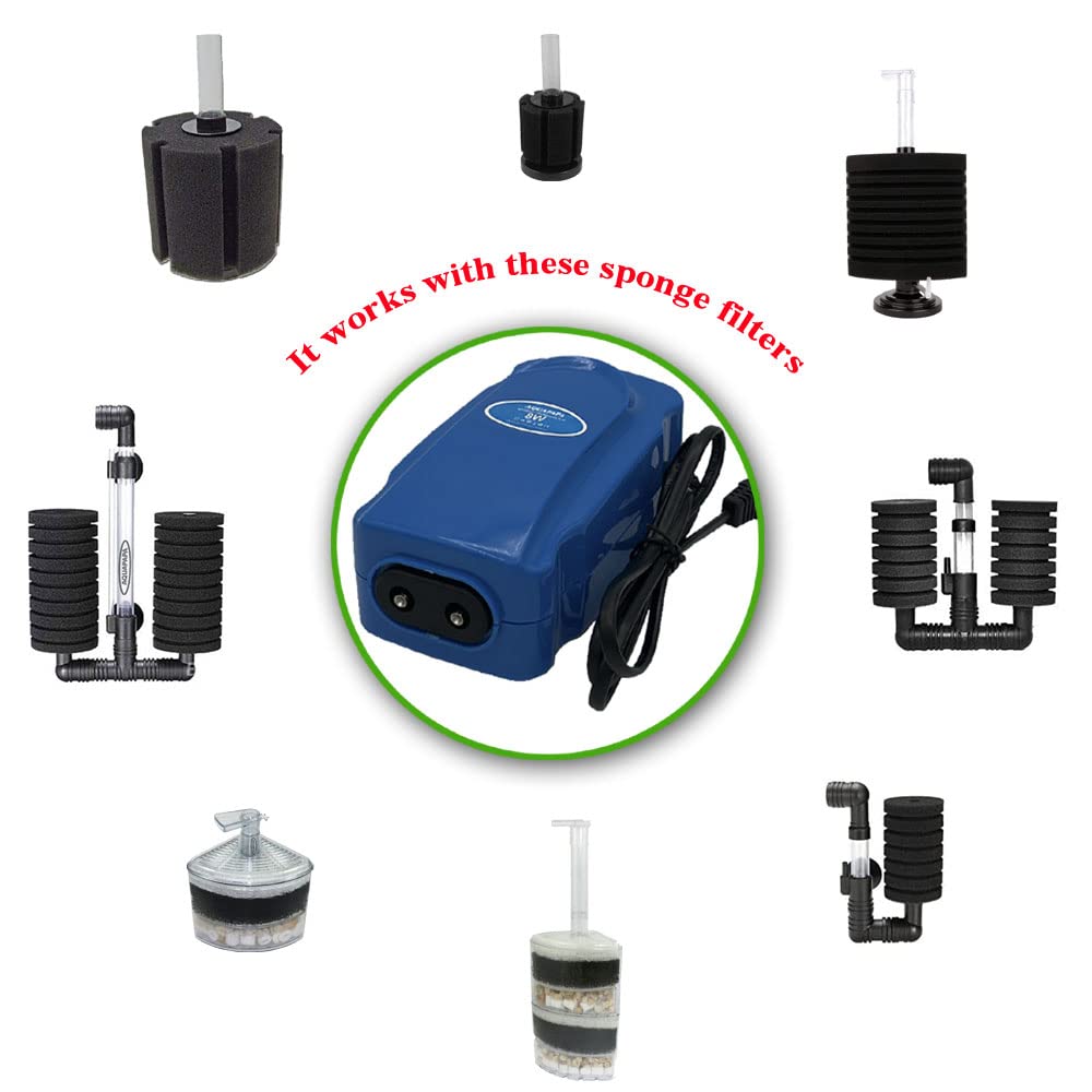 Aquapapa Bio Sponge Filter two-pack provides value for backups or multi-filter setups