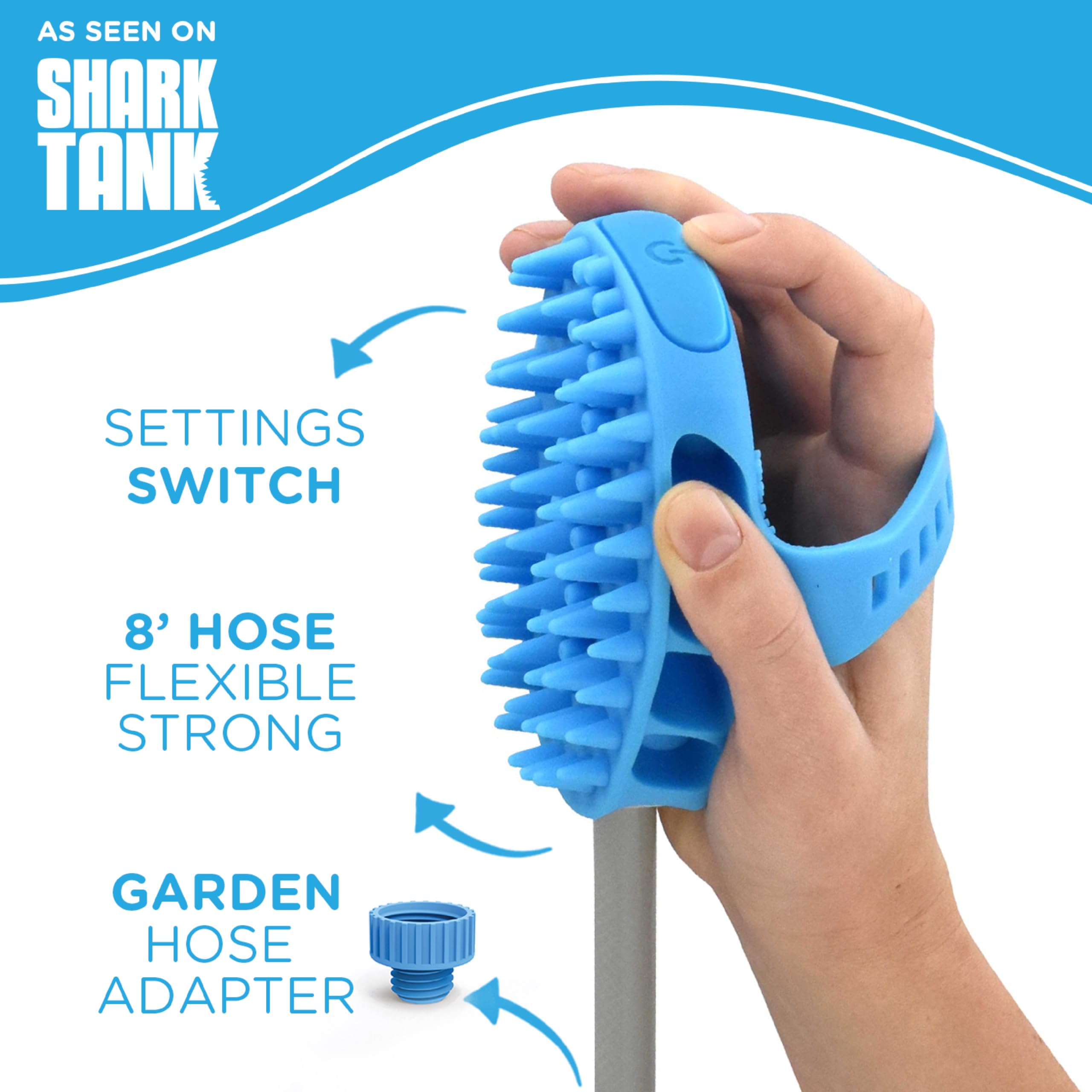 Aquapaw Bath Kit packaging showcases the all-in-one solution for dog baths.