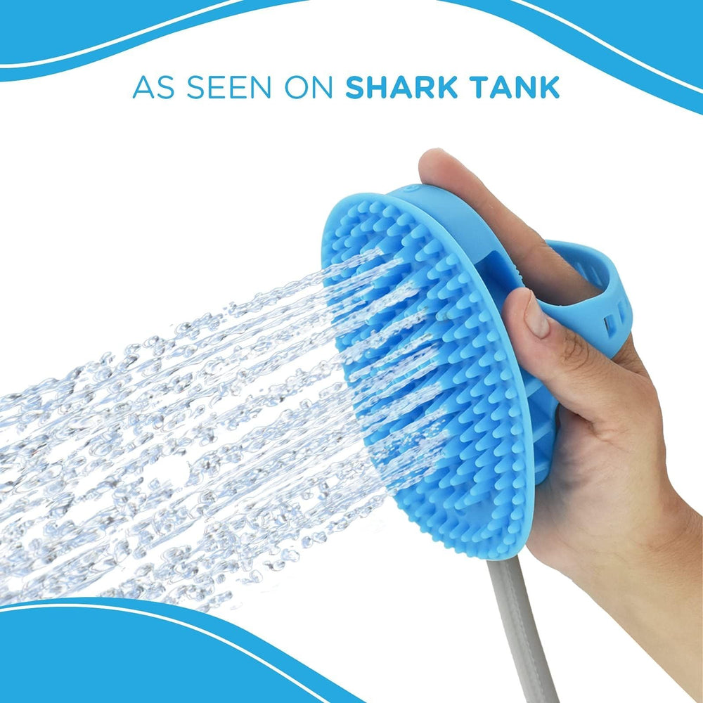 Aquapaw gift-ready dog grooming kit showcases versatile home spa setup.