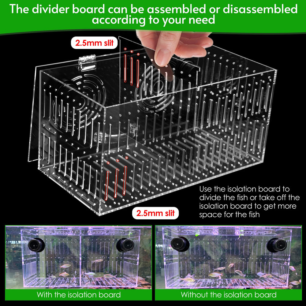 Aquarium Choice magnet acclimation box dimensions highlight a compact quarantine chamber for small tanks.