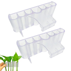 2-pack 7-hole aquarium plant holder hanging for versatile top-tank decor.