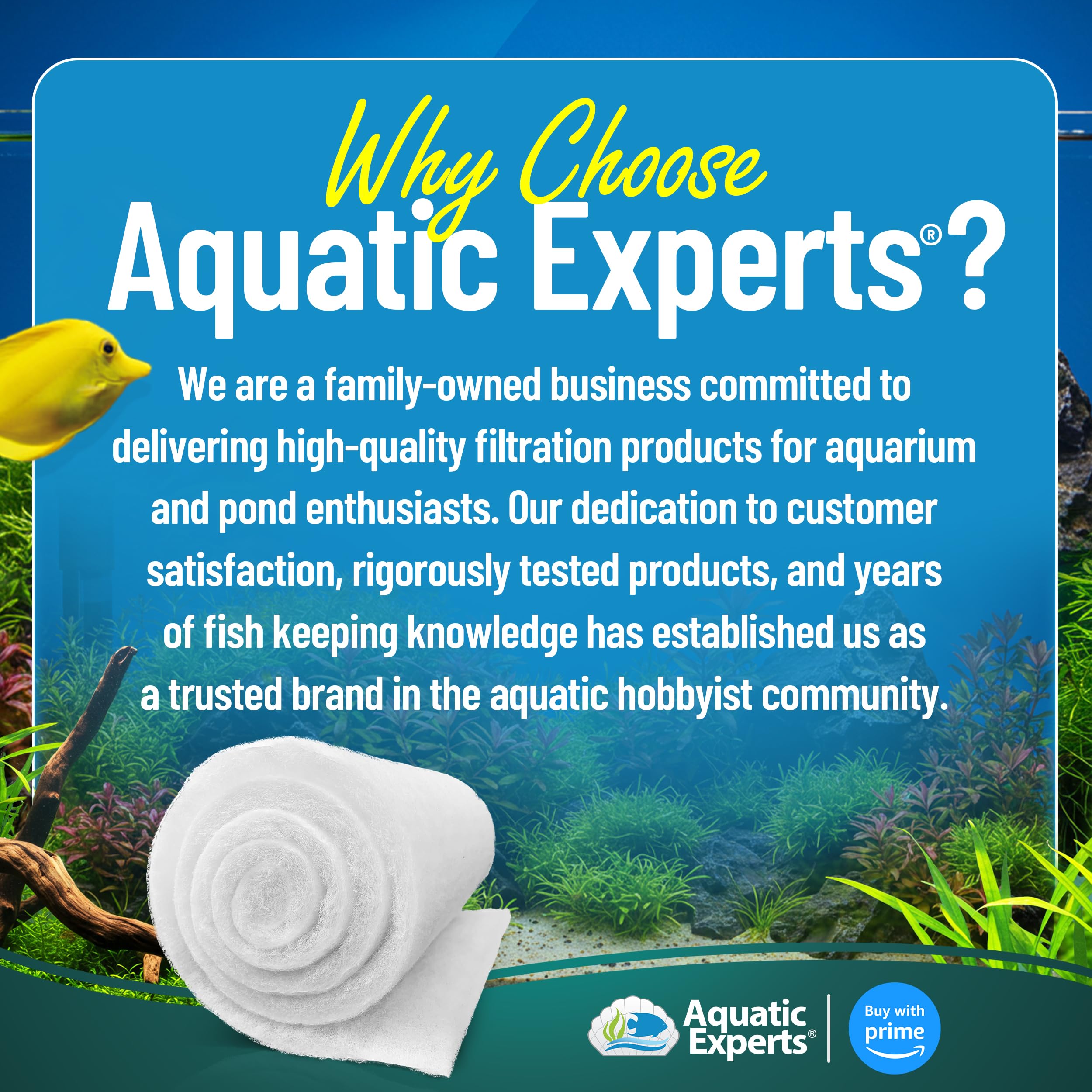 Aquatic Experts value-packed bundle kit image highlights compatibility.