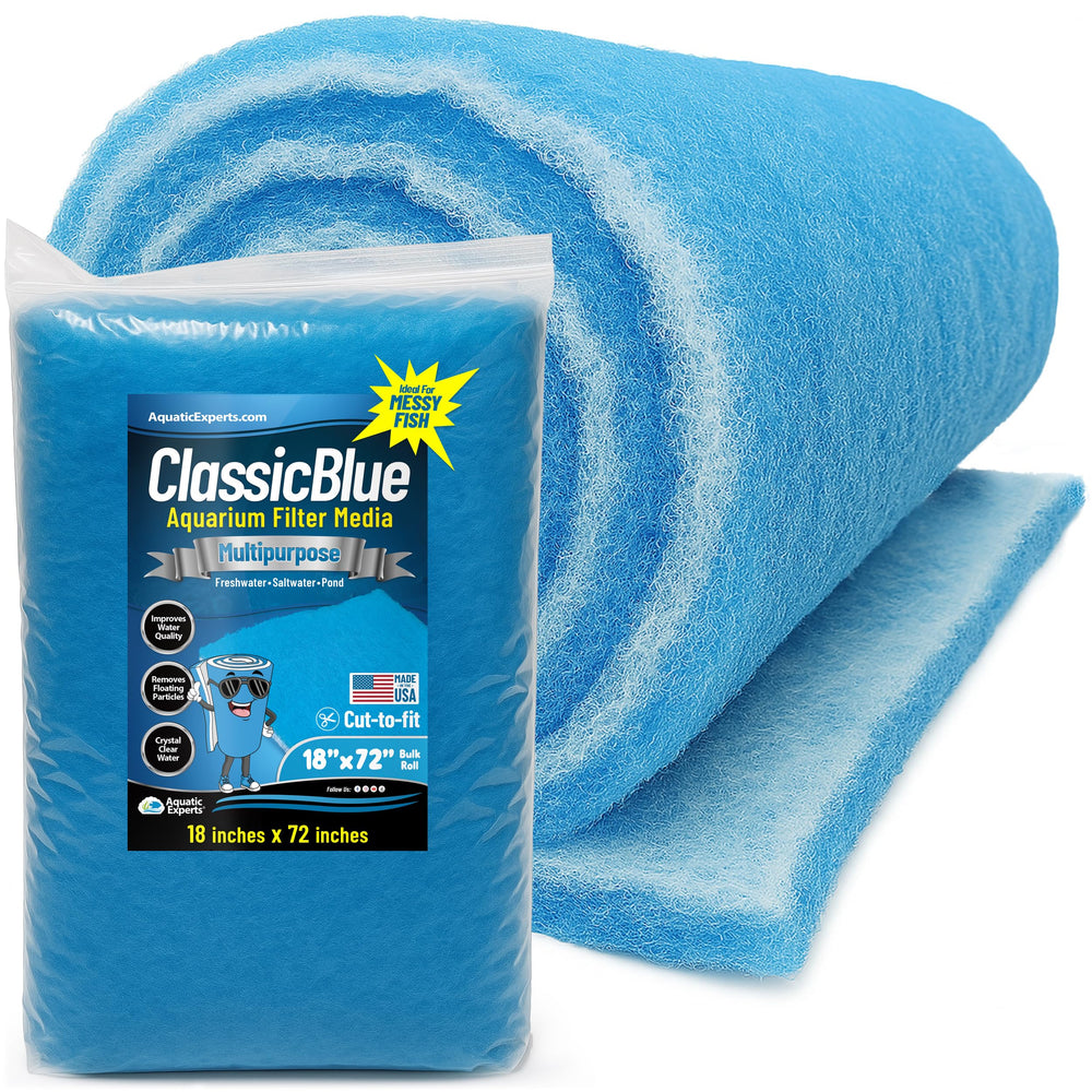 Aquatic Experts classic bonded filter pad blue-white roll for crystal-clear water filtration