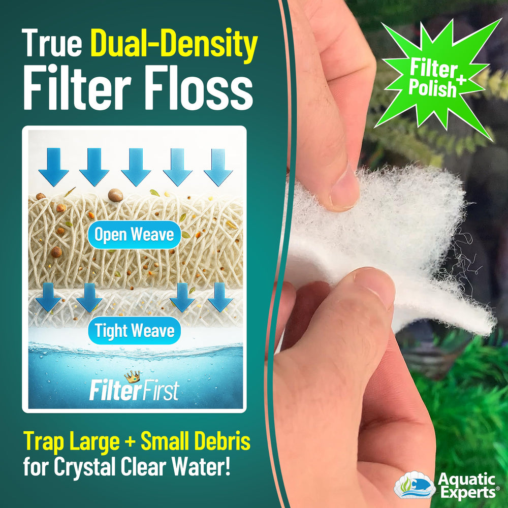 Aquatic Experts filter pad cut-to-fit for custom aquarium setups.