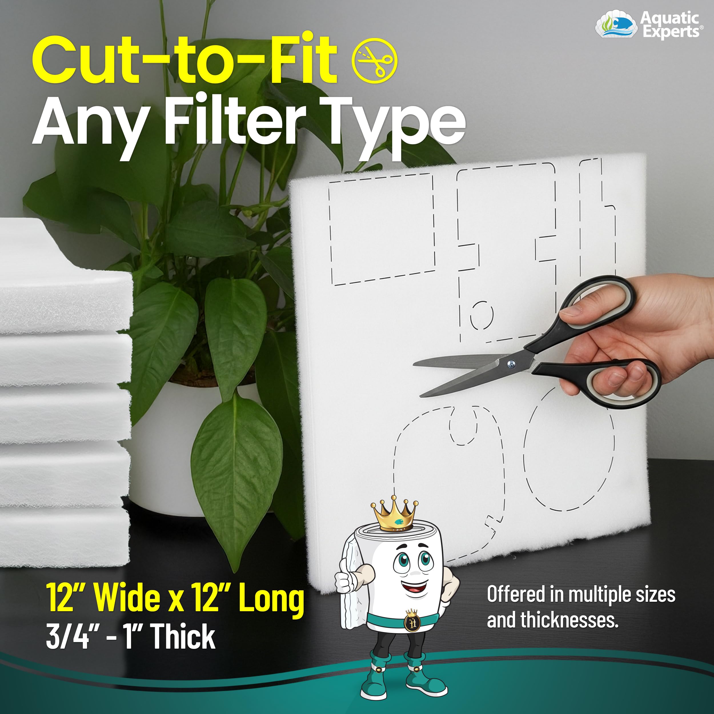 Aquatic Experts FilterFirst pad supports freshwater reef and saltwater setups