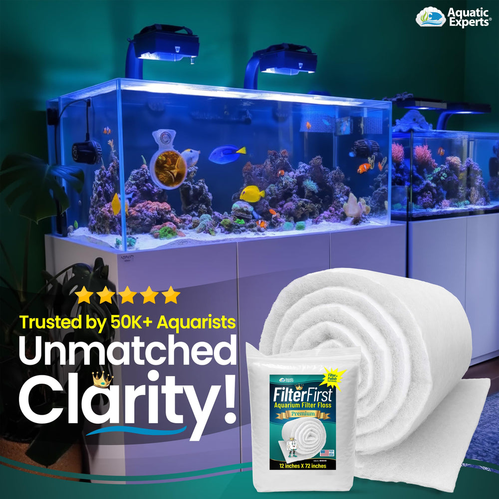 Aquatic Experts FilterFirst Pad can be rinsed and reused.