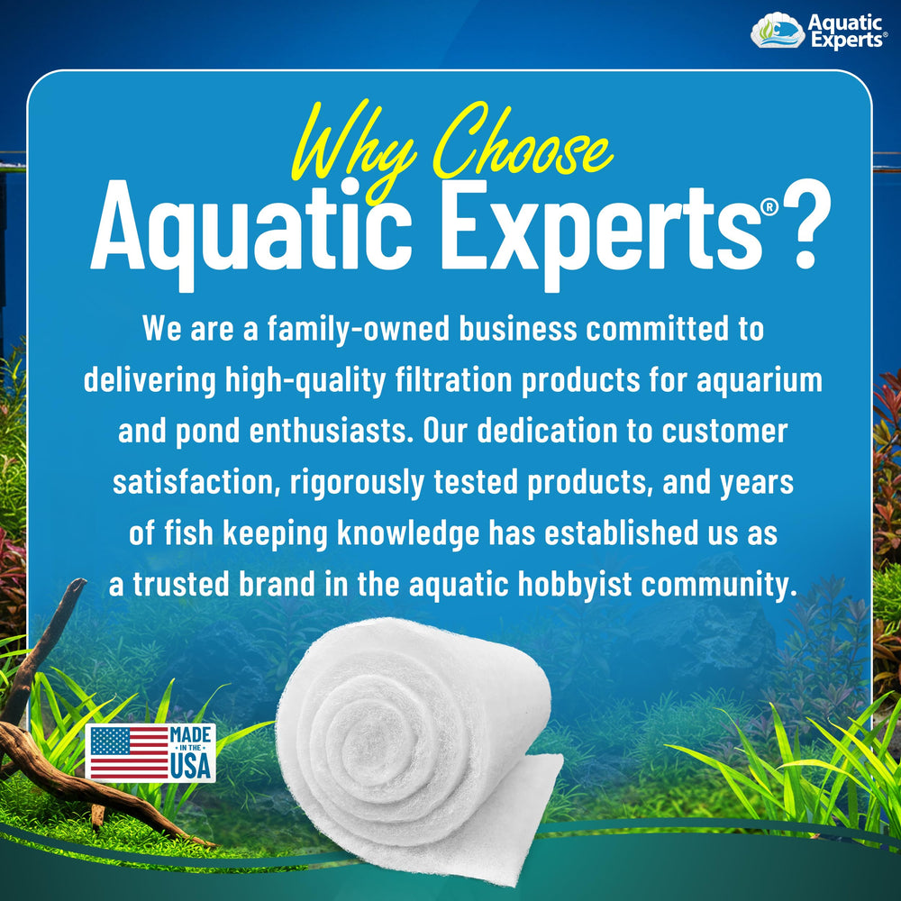 Aquatic Experts FilterFirst Pad suits canister and sump filtration.