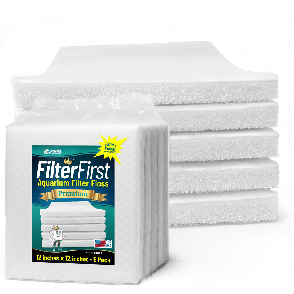 Aquatic Experts FilterFirst pad top layer traps large debris for clearer water