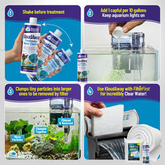 Aquatic Experts KloudAway filter-ready setup in a clean tank scene.