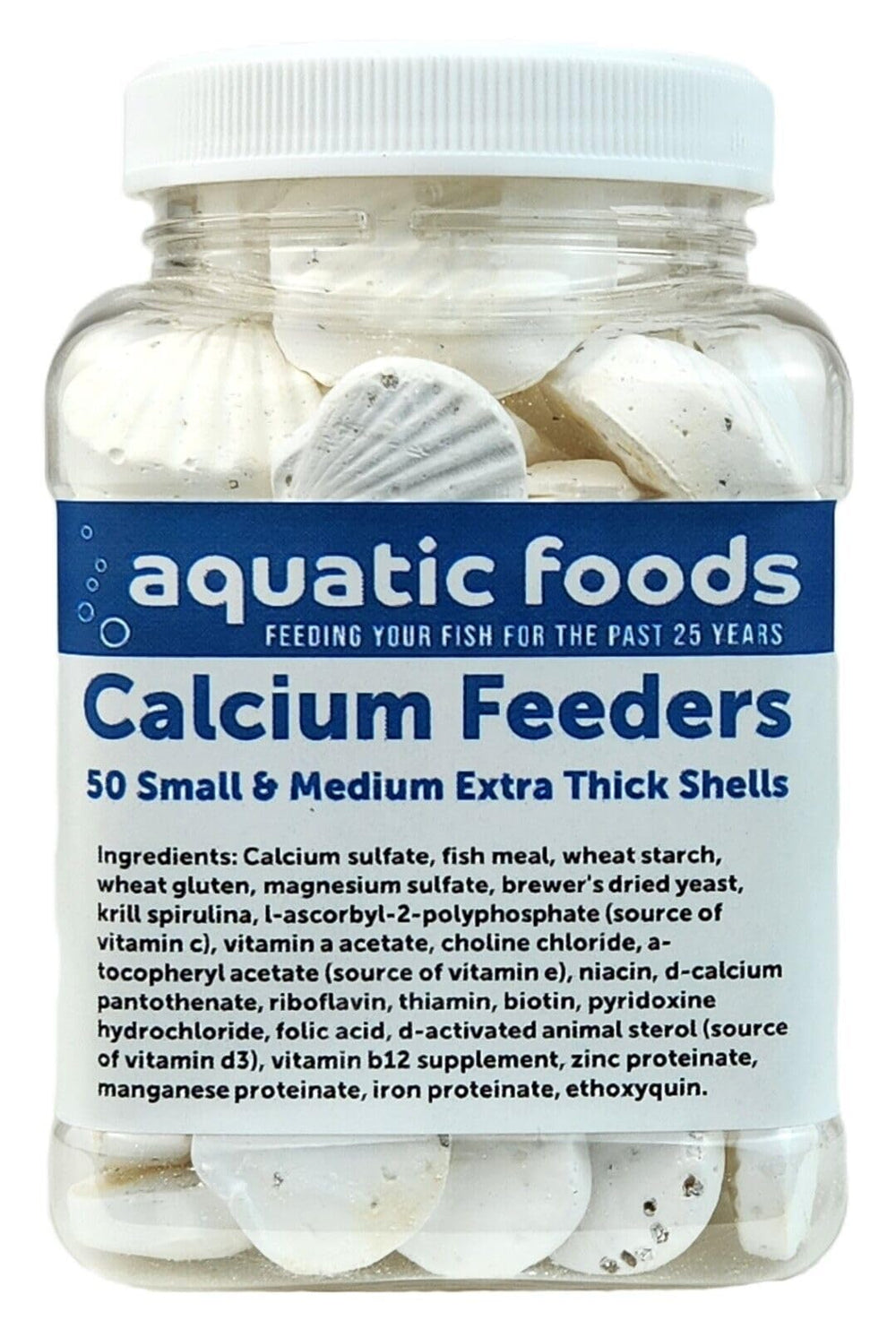Aquatic Foods Inc. extra-thick-shells-shrimp show durable calcium source for shell growth