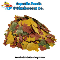 Flakes dispersing in water highlighting color-boosting potential and clarity.