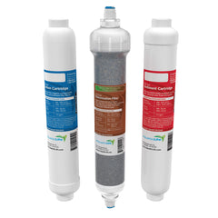 Aquatic Life RO Buddie carbon block filter reduces chlorine for crisper water.