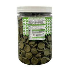 Aquatic Provisions plecos feeding demonstrates easily consumed wafers delivering balanced nutrition.