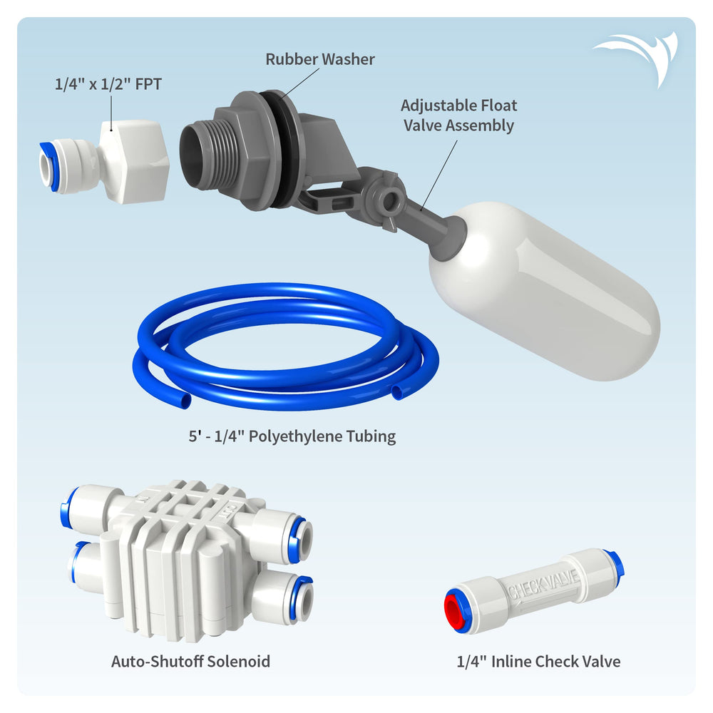 AquaticLife float valve kit-installation image features simple setup and reliable performance.
