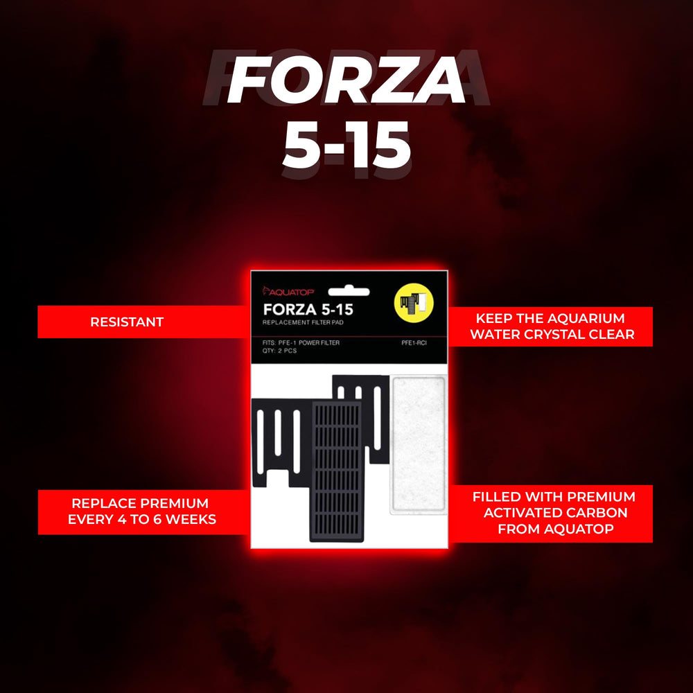 Aquatop Forza 45 GPH compatible with saltwater setups for stable filtration.