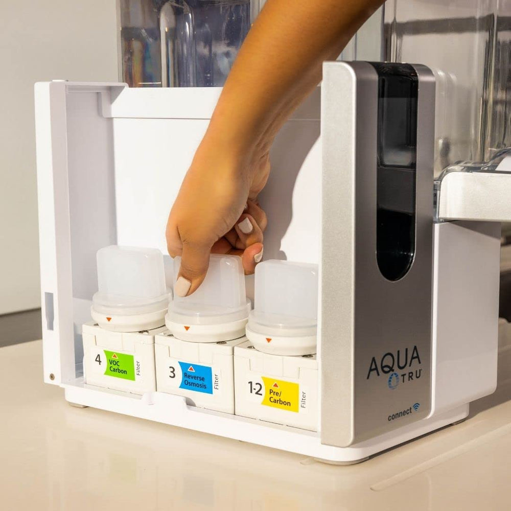 AQUA TRU step-by-step descaling guide simplifies maintenance for Classic and Connect models