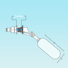AQUEFY check valve and tubing setup ensures secure leakproof plumbing