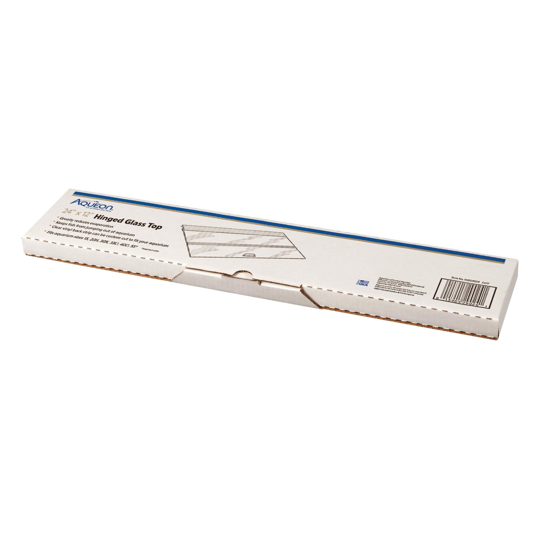 Aqueon AAG29024 Versa Top with feeding door for easy feeding and maintenance