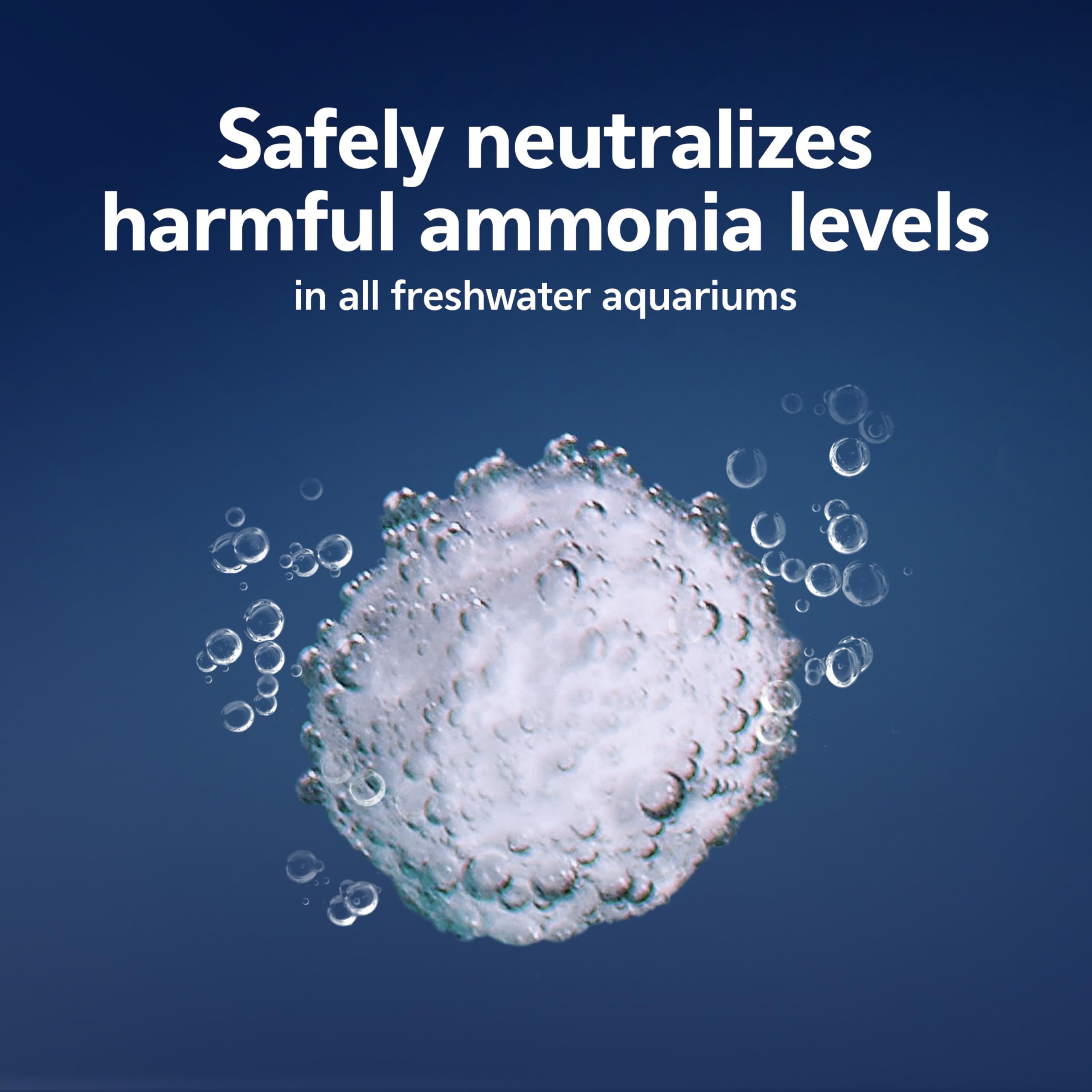 Aqueon AquaPacs ammonia reducer ball close-up shows compact dosing for up to ten gallons.