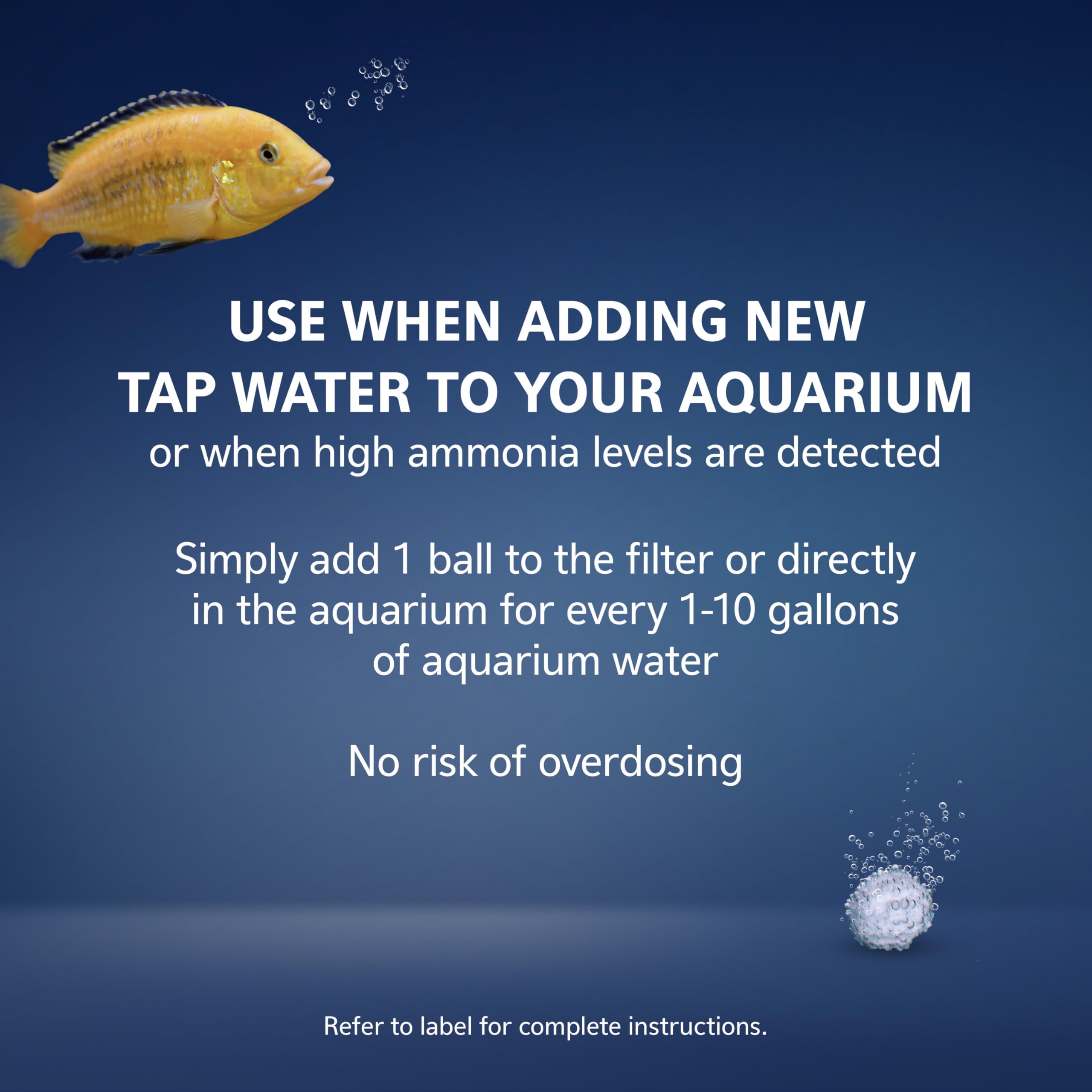 Aqueon AquaPacs being added to aquarium demonstrates simple 10G dosing.
