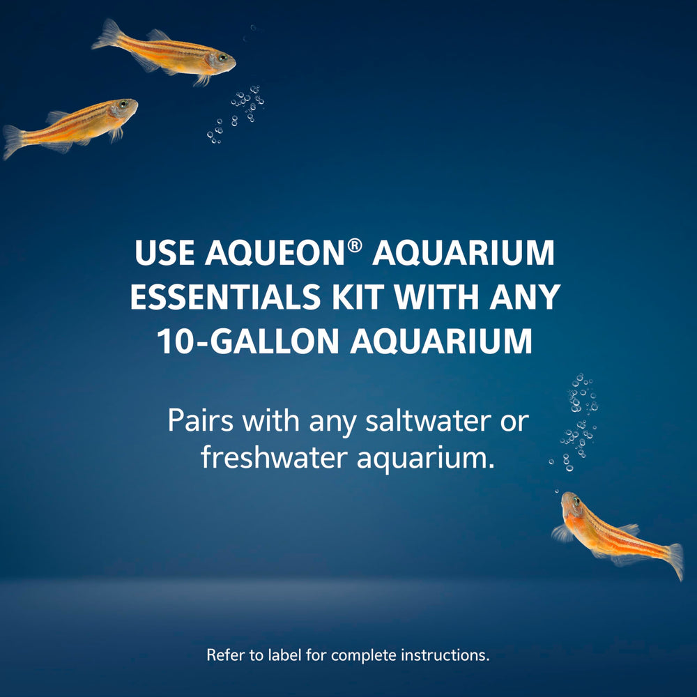 Aqueon Aquarium Essentials starter kit mesh fish net for safe maintenance.